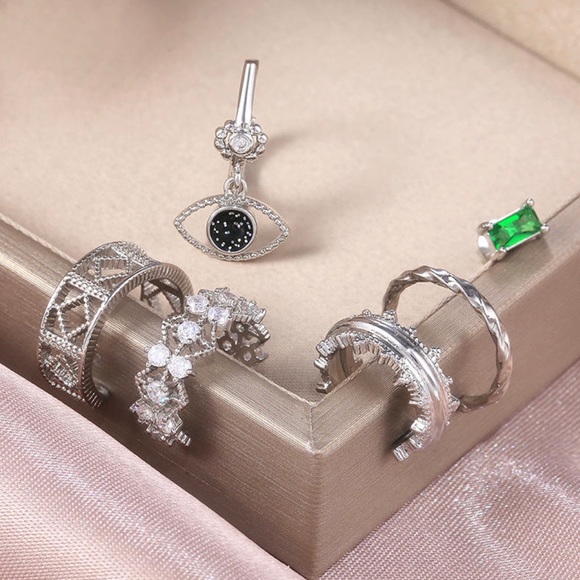 Jewelry - ✨6PC Silver Cuff Set✨